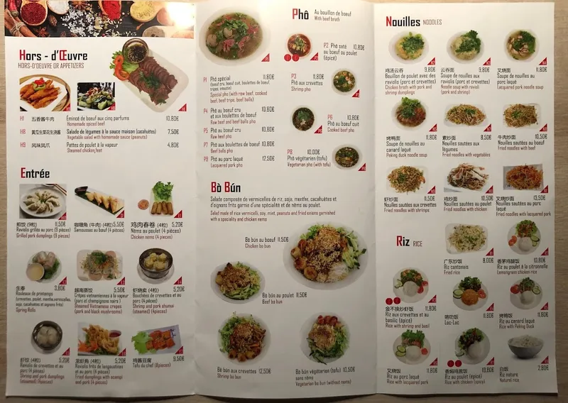 menu 1 of Phô72