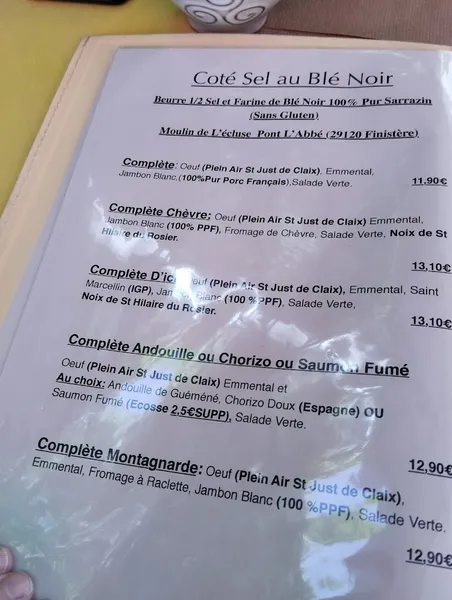 menu 0 of Le Breizh K-Fé