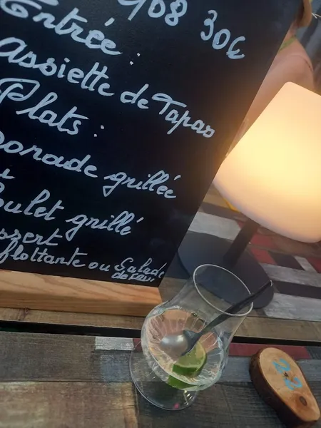 menu 2 of Escapade Créole