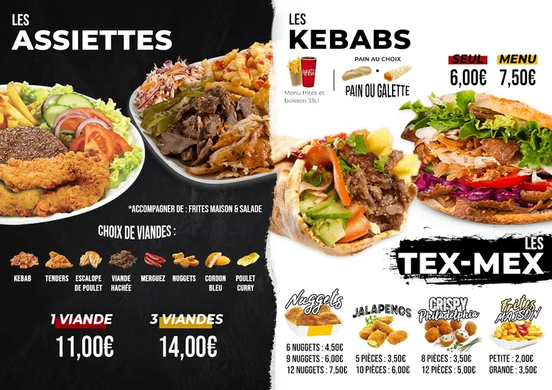 menu 2 of Les Délices Montiliens