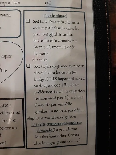 menu 2 of La simplicité