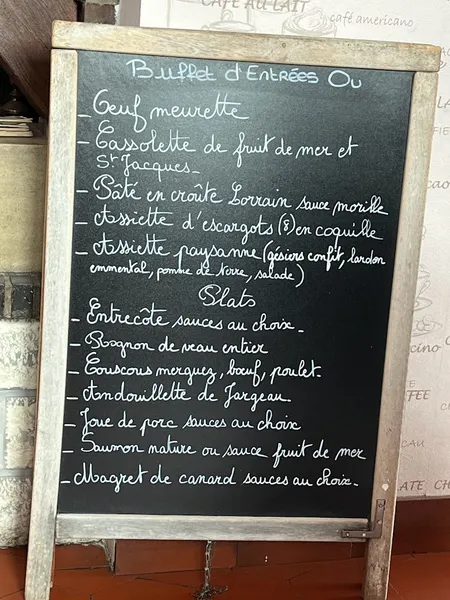 menu 0 of La Bonne Franquette