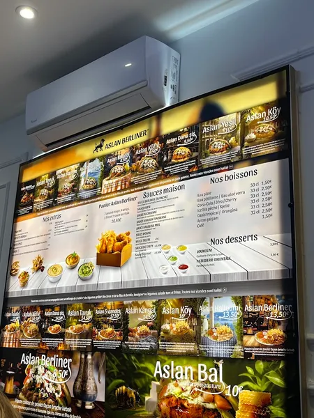 menu 1 of Aslan Berliner