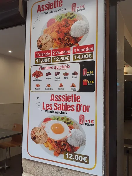 menu 0 of Les Sables d'Or