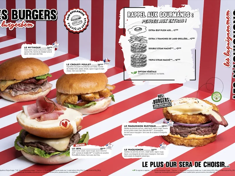 menu 0 of Restaurant La Boucherie