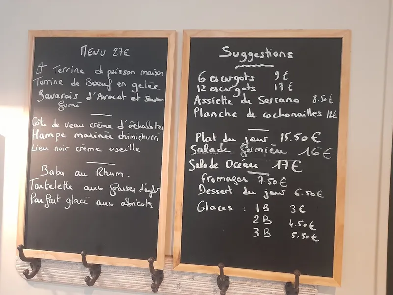 menu 2 of Les Cocottes