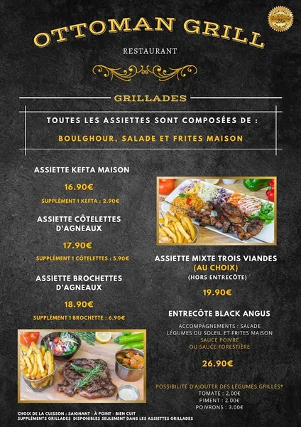 menu 0 of L'Ottoman Grill