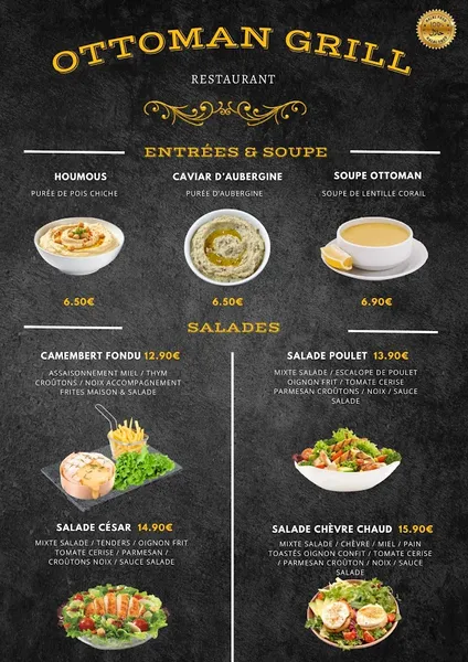 menu 2 of L'Ottoman Grill