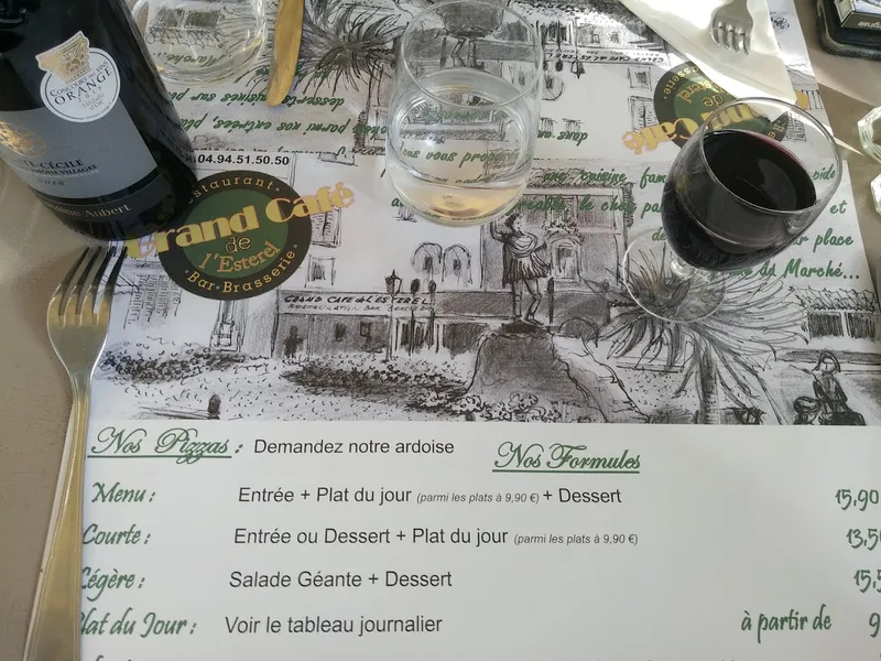 menu 1 of Le Grand Café de L'Esterel