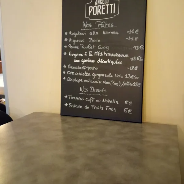 menu 1 of Le Phénix bar à pâtes