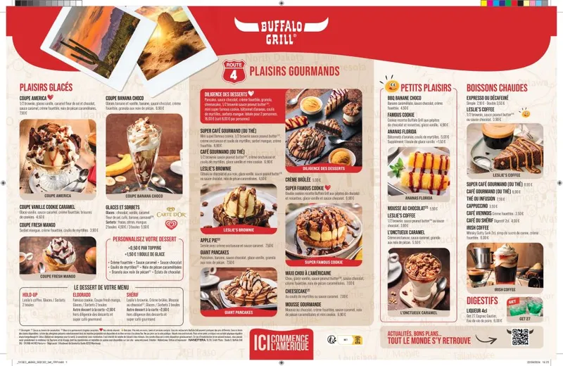 menu 1 of Buffalo Grill Besancon