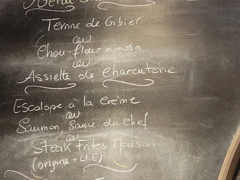menu 2 of Café de l'Industrie