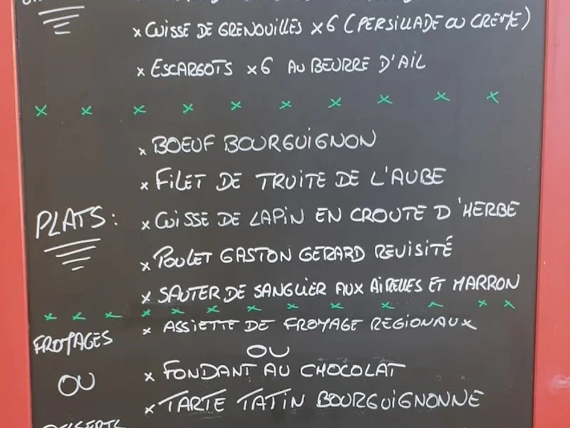 menu 2 of Restaurant Le Carpe Diem