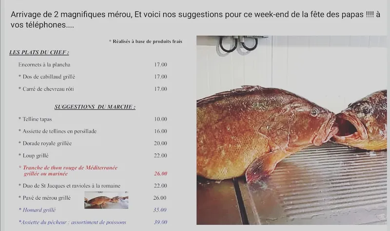 menu 0 of LESTIVANT