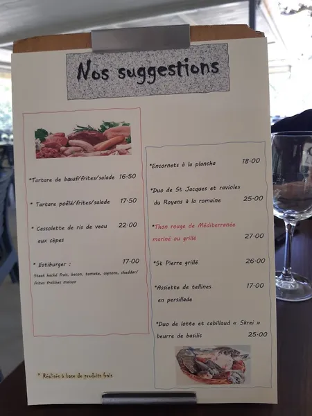 menu 1 of LESTIVANT