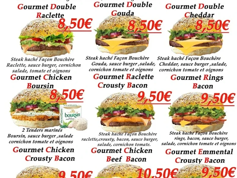 menu 1 of FourChef
