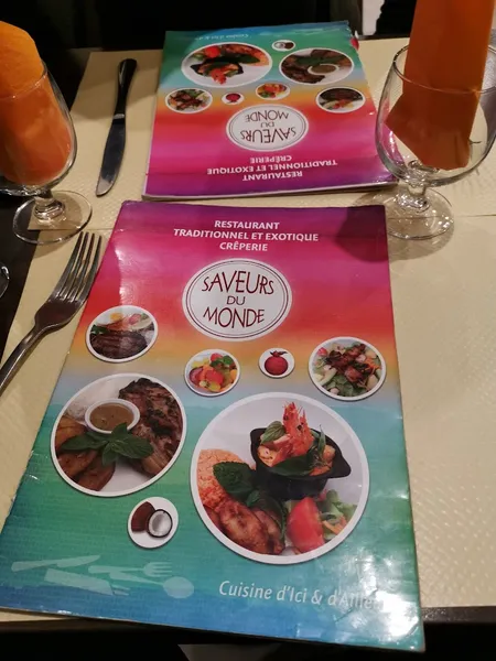 menu 1 of Saveurs du monde - Restaurant