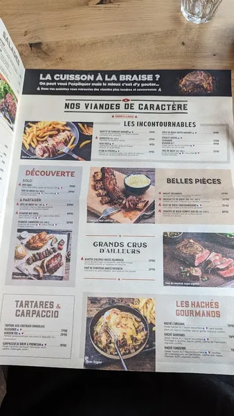 menu 1 of Hippopotamus Torcy