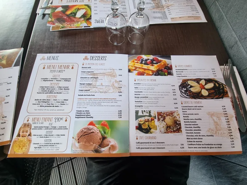 menu 1 of Crêperie Le Menhir | Torcy (77)