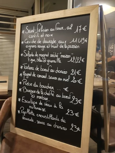 menu 0 of L'ardoisier