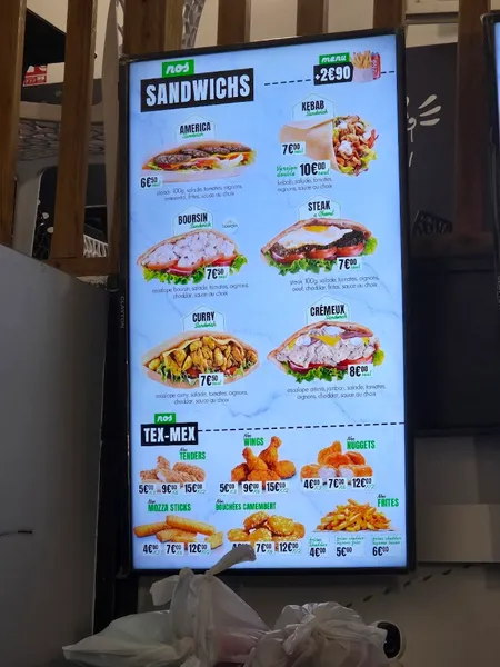 menu 2 of S BURGER