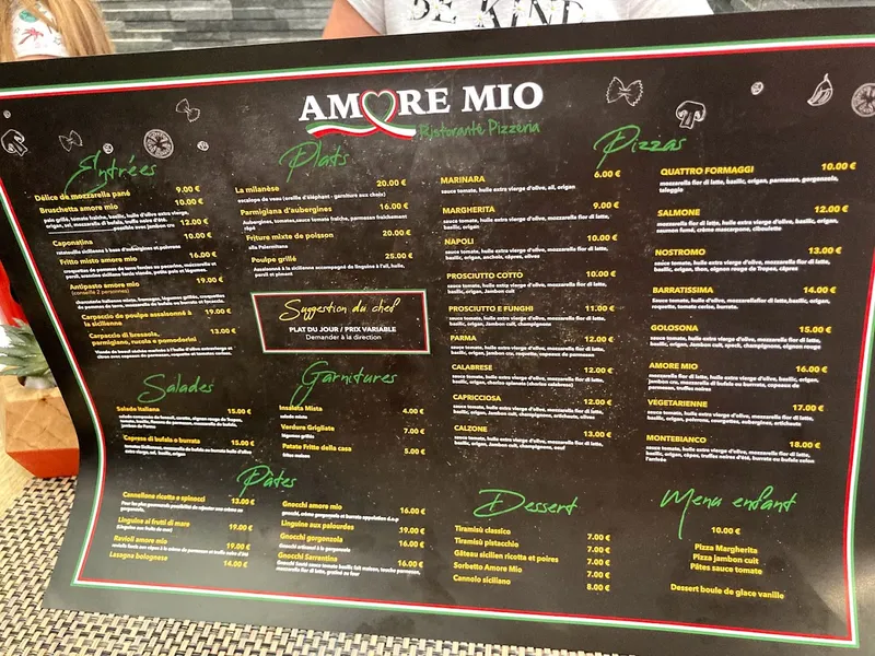 menu 0 of Gran Caffè Ristorante Amore Mio Tradizione Italiana