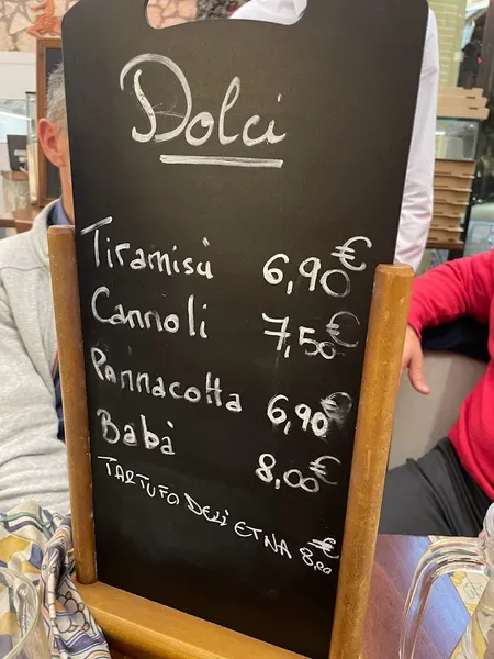 menu 0 of Piccola Sicilia