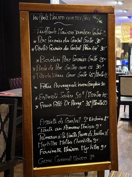 menu 0 of Le Comptoir