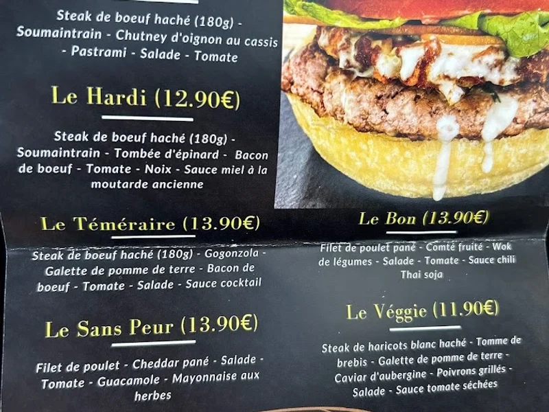 menu 1 of Le Burguignon