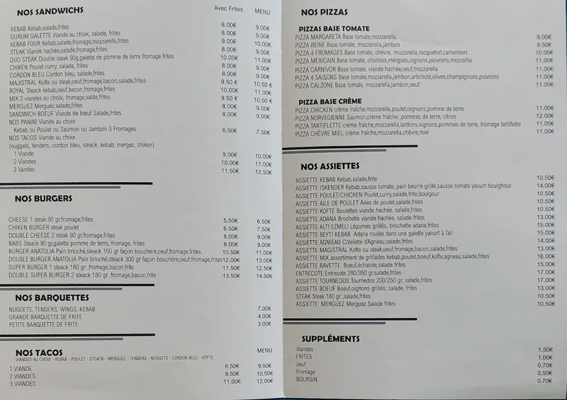 menu 0 of Anatolia