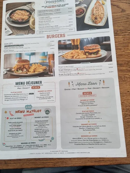 menu 1 of Léon - Macon