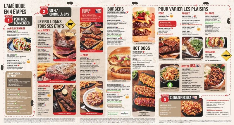 menu 0 of Buffalo Grill Beaune