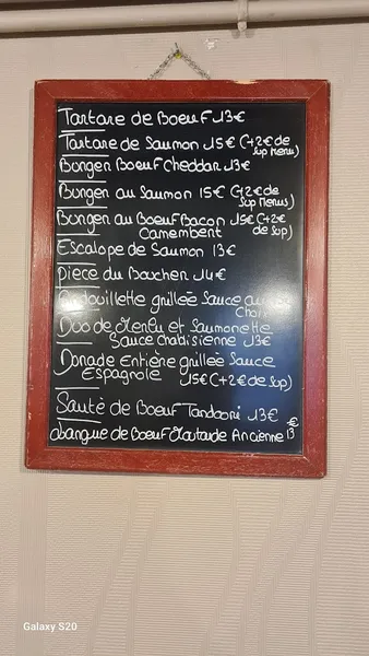 menu 0 of Le Rendez Vous Seb et Aurellia