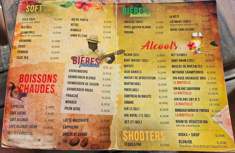 menu 0 of Couleur Café