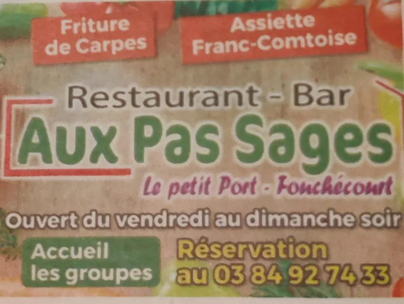 menu 1 of Le petit port de Fouchécourt