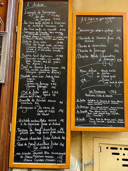 menu 1 of Café du centre "Chez Sissis"