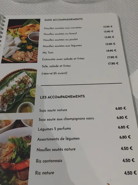 menu 0 of Le Saïgon