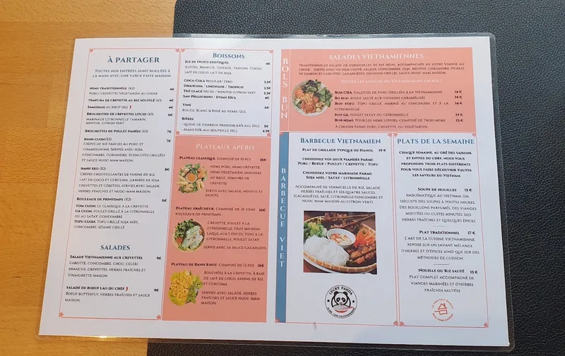 menu 0 of Lucky Panda
