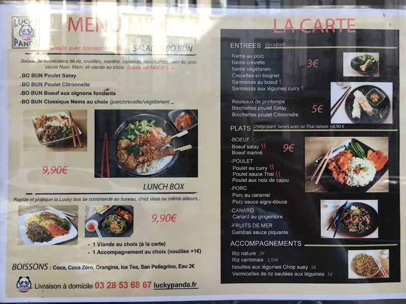 menu 1 of Lucky Panda