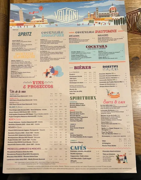 menu 1 of Volfoni Lyon