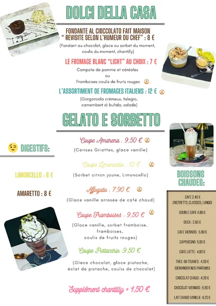 menu 0 of Terra d'italia