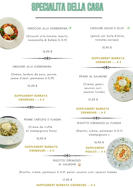 menu 1 of Terra d'italia