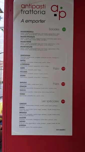 menu 0 of Antipasti