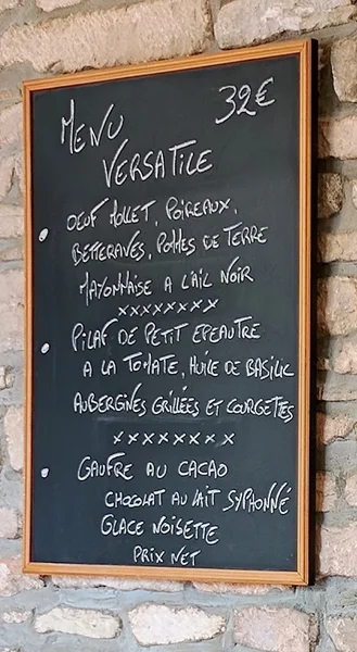 menu 0 of Soul Kitchen