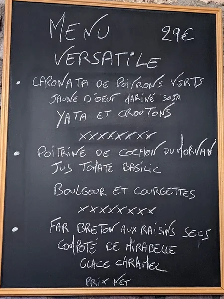 menu 1 of Soul Kitchen