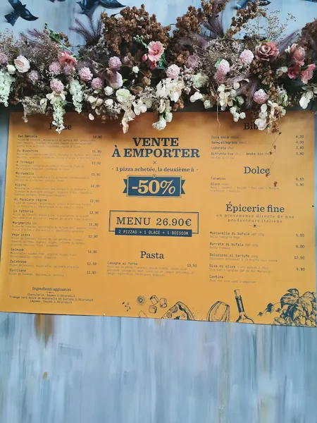 menu 2 of Ciao A Tutti