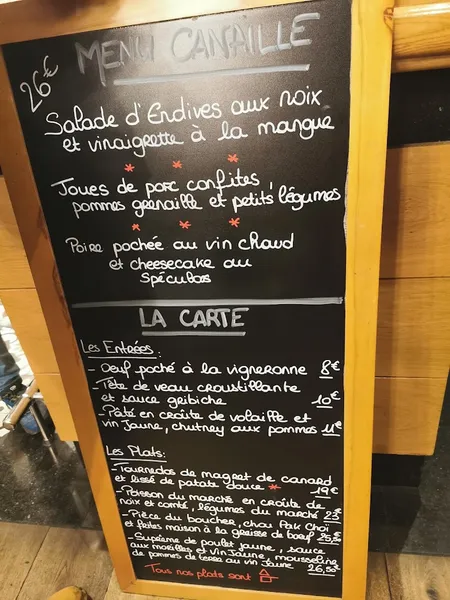 menu 1 of Le Comptoir des Docks Brasserie-Bar-Restaurant