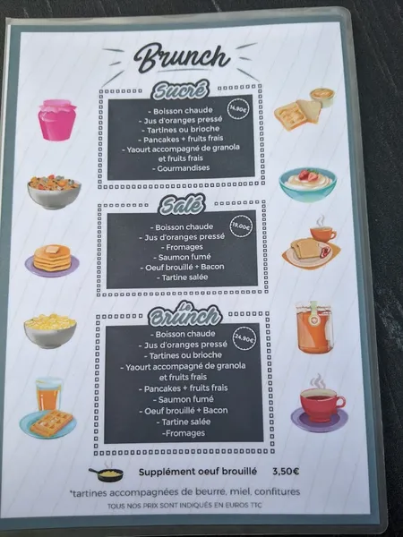 menu 2 of Tabl'O Gourmand