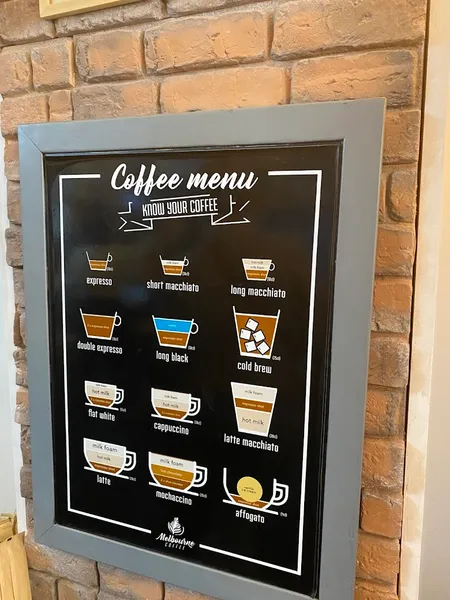 menu 2 of Melbourne Coffee