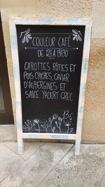 menu 0 of Couleur Café